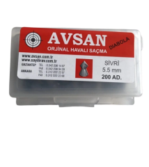 Avsan 5,5mm Havalı Tüfek Saçması Pakette 200 Adet