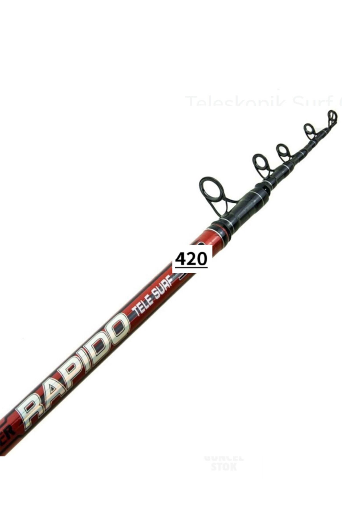 Bauer Rapido 420 Cm 100-200 Gr Teleskopik Surf Olta Kamışı